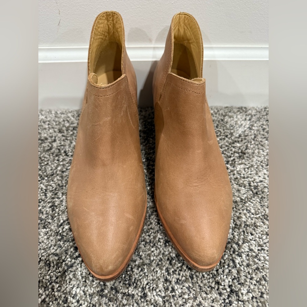 Nisolo brown leather ankle booties, size women's 8 - Picture 3 of 11